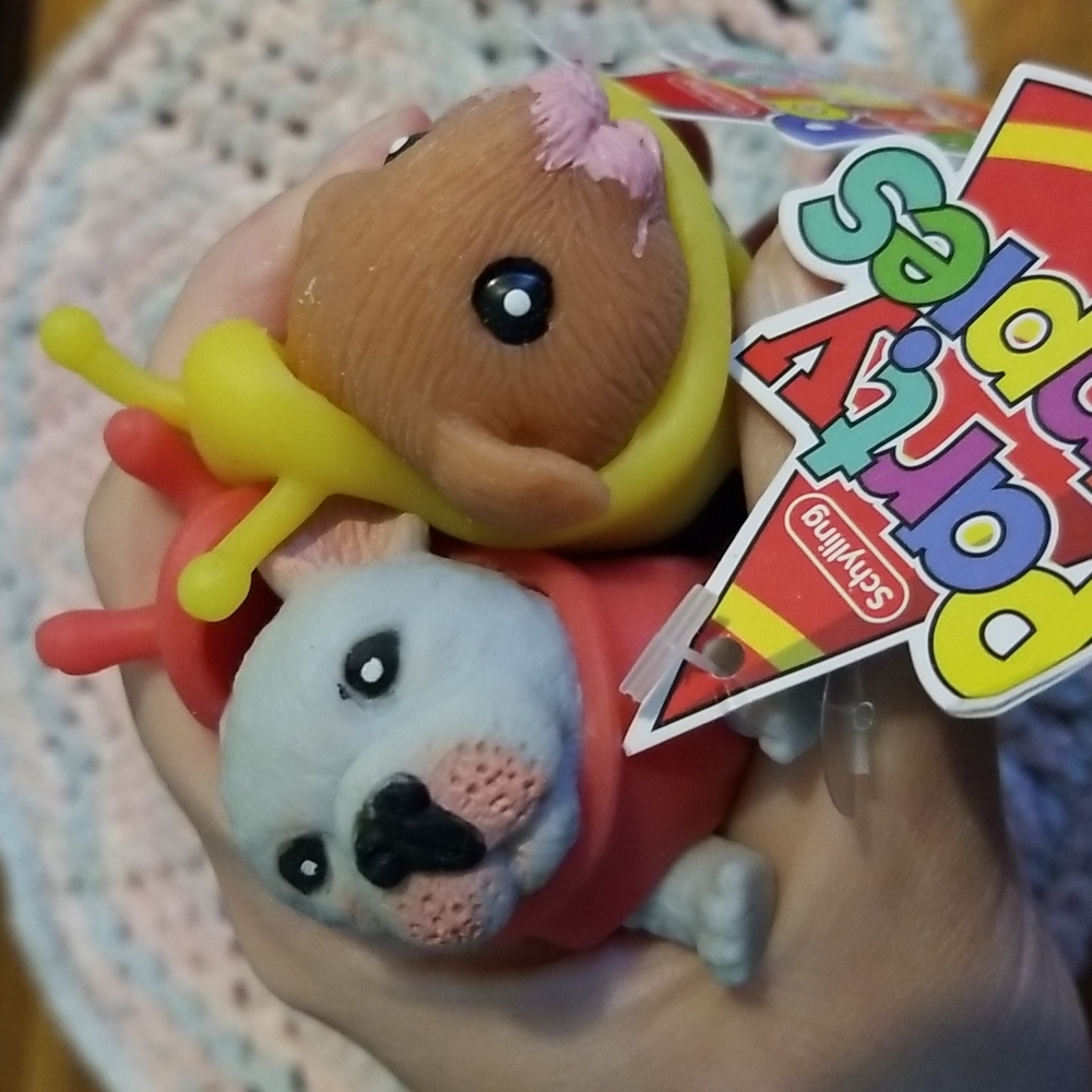 Party Animals Guinea Pig & Party Puppies Pug squeezy animals fidget toys ages 3+